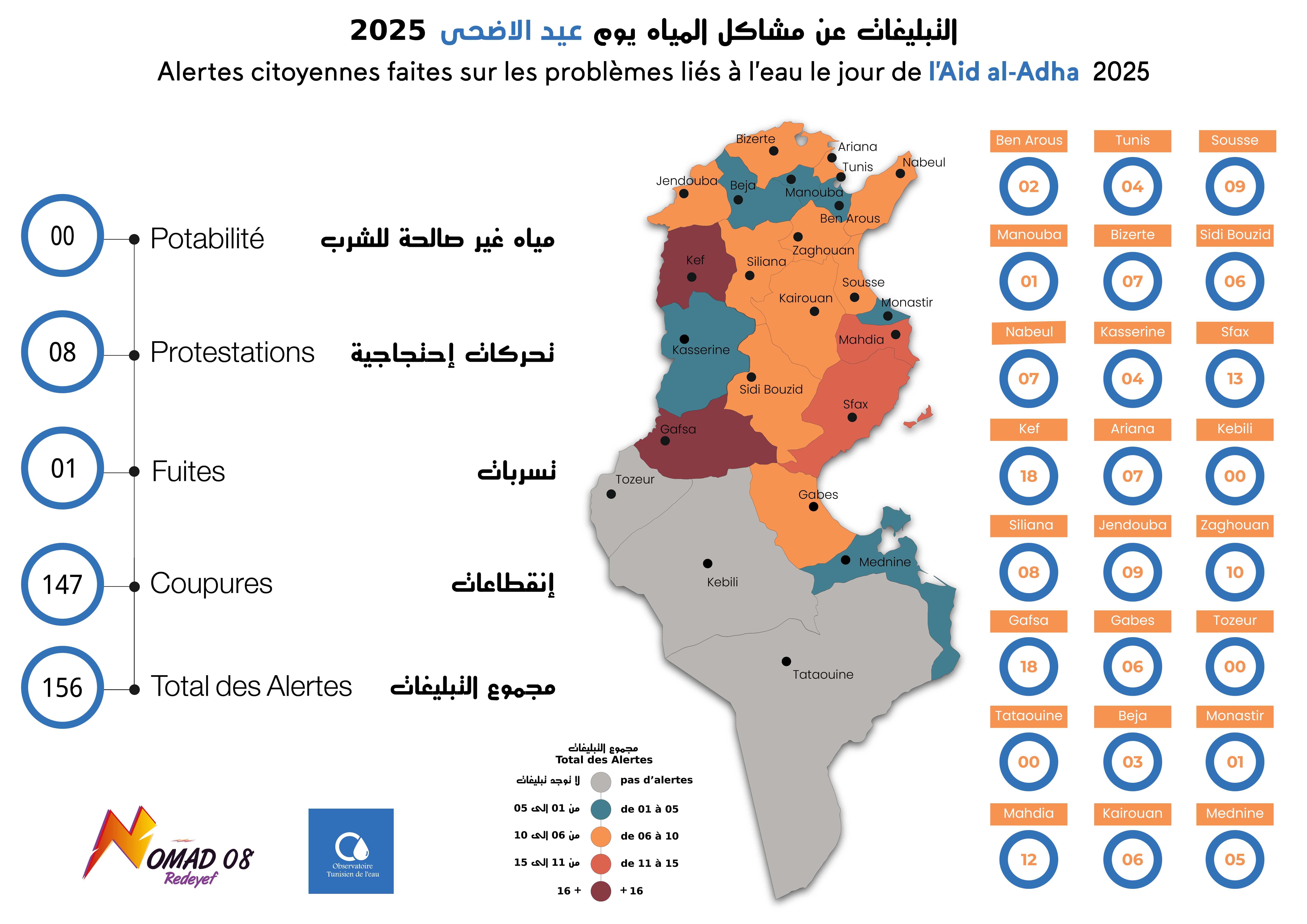 Carte de la soif - Aid Al-Adhha 2025